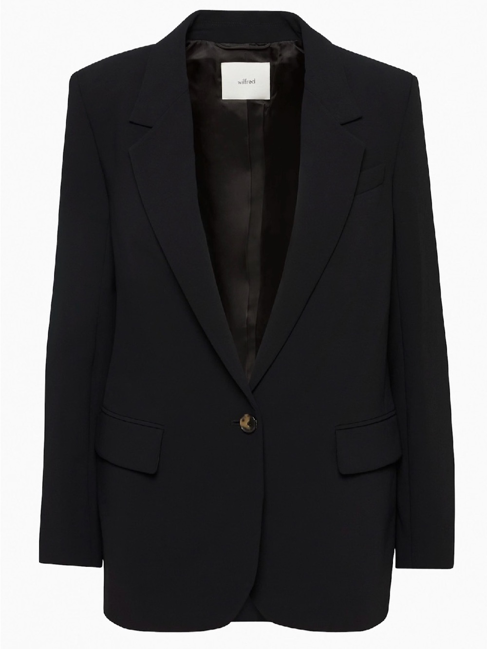 Aritzia Wilfred Black Generation Blazer Crepette - Size L